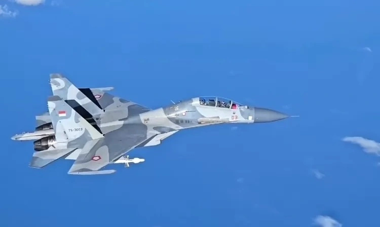 Pesawat Sukhoi Indonesia. [Ist]